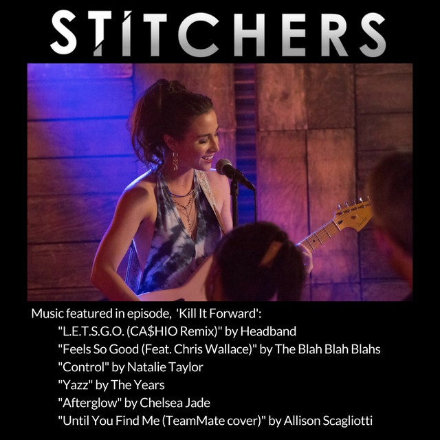 Heather_Guibert's tweet image. Music featured in #Stitchers: #Headband #TheBlahBlahBlahs @NatTaylorMusic @theyearsmusic @chelseajade &amp;amp; @allisonscag covering @TeamMateBand