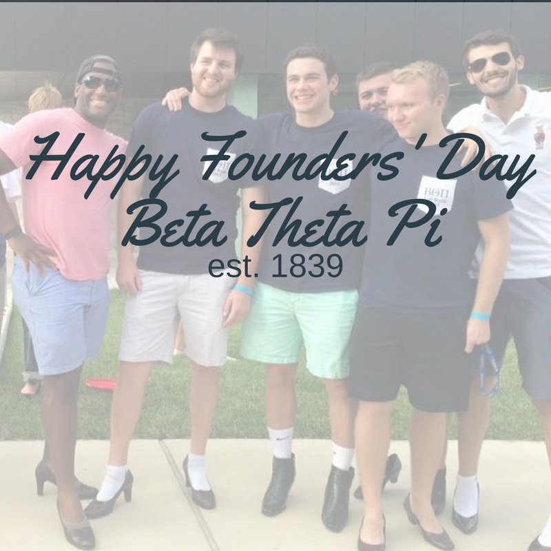Happy Founders' Day <a href="/Beta_UMKC/">Beta Theta Pi - UMKC</a>! These Men of Principle enhance our Greek community every day!

(Photo: Walk a Mile in Her Shoes, 2015)