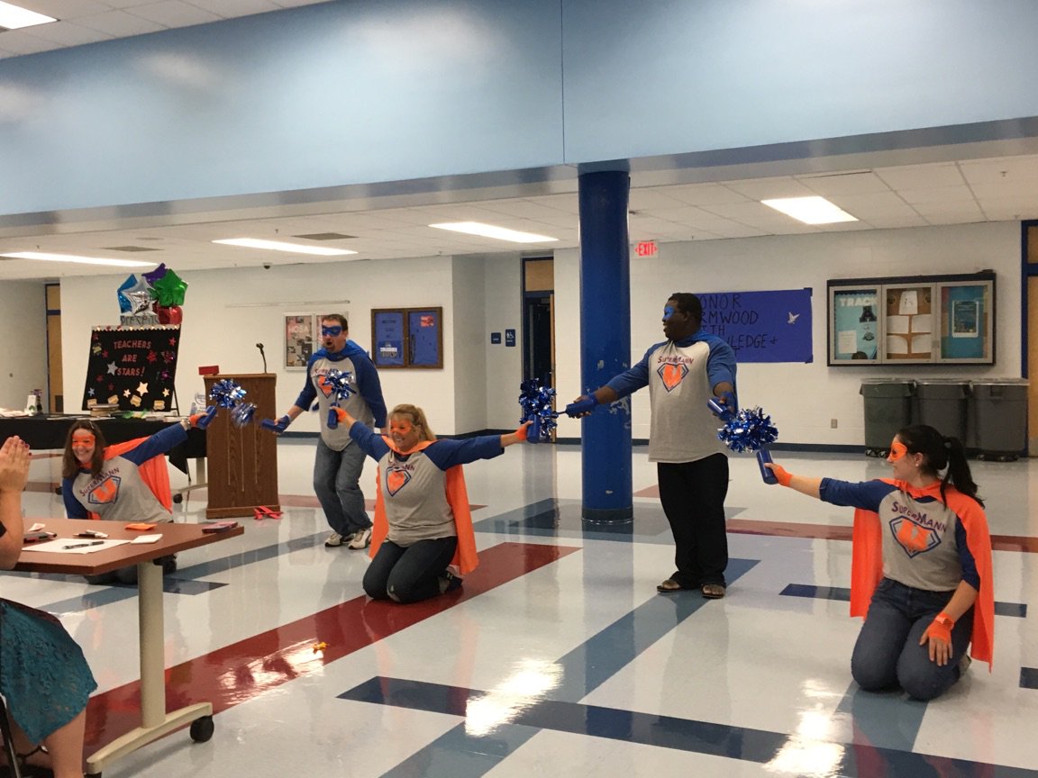 Mann Middle School on Twitter ""Super"Mann represents at Seffner