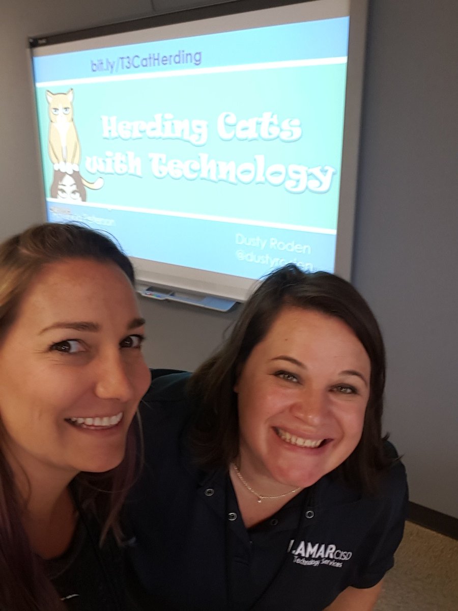 kmoralesteach's tweet photo. Herding cats! Lol. Can't wait to use this one! #TeamLCISD #selfie https://t.co/grXdrropoF