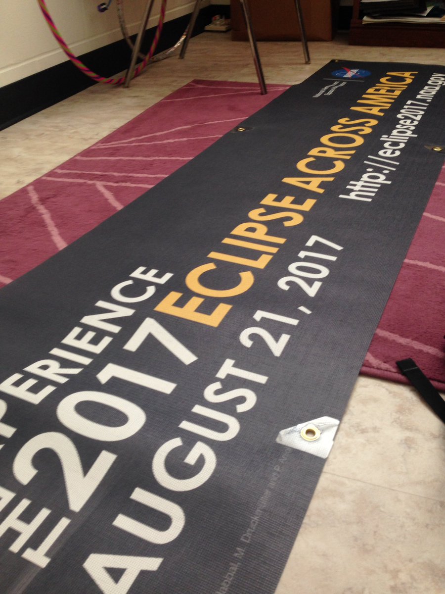 rocketfuel_alp's tweet photo. Sneak peek the banner @NASA just sent to me for #EclipseOverClemson! https://t.co/AW7n72jEsJ