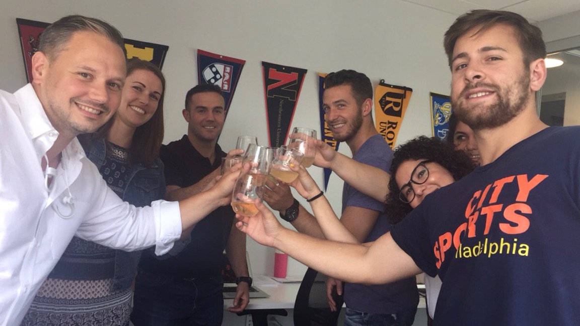 MakeOffices's tweet photo. Our #Philly members @ConvergeOrg celebrated a new website rollout this week - we'll toast to that! https://t.co/fTJ3HMWD61 #converge https://t.co/AhvRXSbMiH