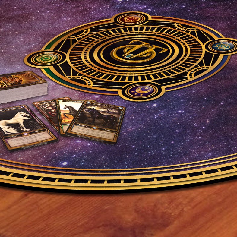 FateForetoldCG's tweet photo. Check out a preview of our mega #playmat which we'll be bringing in prototype to #gencon50!
#fateforetold #gaming #gencon #tarot https://t.co/gTA1R2EhsS