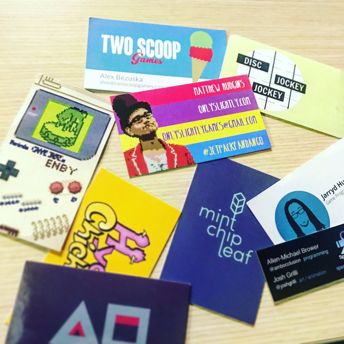 fufroom's tweet photo. If thereโs interest I can organize a card/button/sticker swap at @BitBashChicago - a shady parking lot sort of thing #gamedev #bitbash2017 https://t.co/6ex4UM9s4G