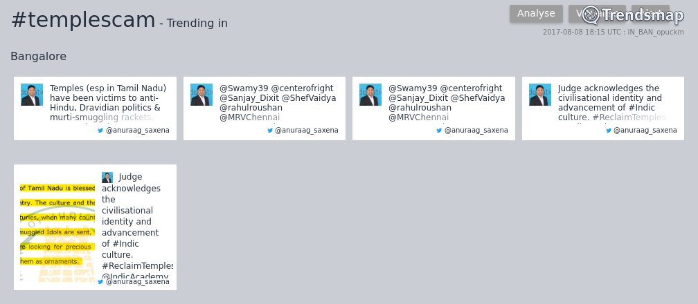 TrendsBengaluru's tweet image. #templescam is now trending in #Bangalore

trendsmap.com/r/IN_BAN_opuckm