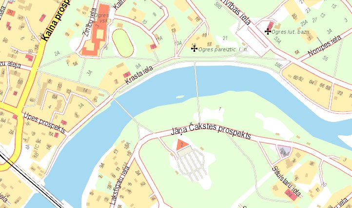 šogad atjaunotā pontonu laipa Ogrē - kartē tas gājēju tilts, kas pa labi:
balticmaps.eu/?lang=lv&draw_…
vairāk: visitogre.lv/lv/kulturvestu… <a href="/visitogre/">Ogres novadaTIC</a>