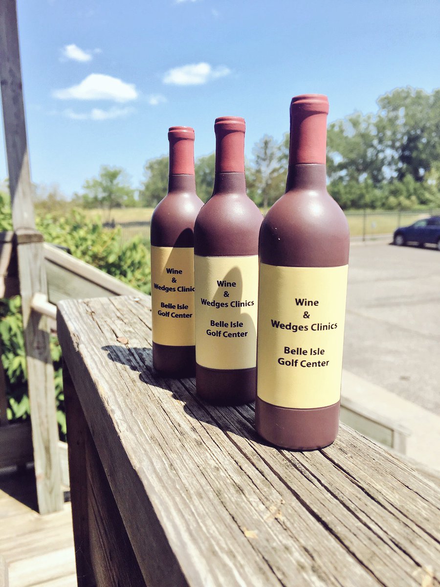 GolfBelleIsle's tweet photo. Come work on your driver and 3 wood at our Wine &amp; Wedges class! You can even grab a stress toy too! #detroit #belleisle #golf #wine #beer https://t.co/0HyYYH0Zvl
