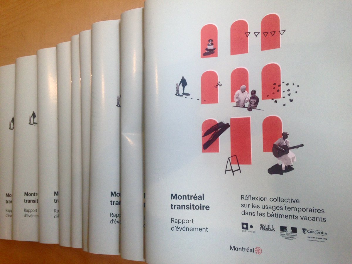 entremisemtl's tweet photo. Le rapport du Symposium Montréal transitoire est imprimé! Diffusion en format digital très bientôt. https://t.co/faT5thdXWI