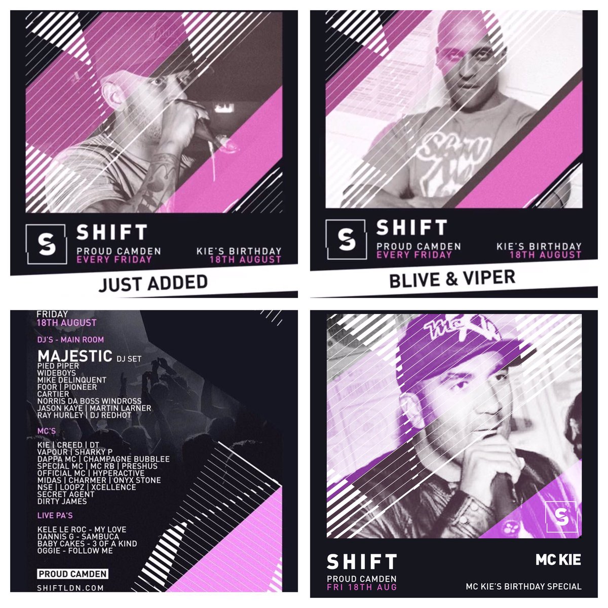 Please press retweet and let the ravers know B LIVE &amp; VIPER will now be perf at my bash. Good gosh this is mental 🔥 
shiftldn.com