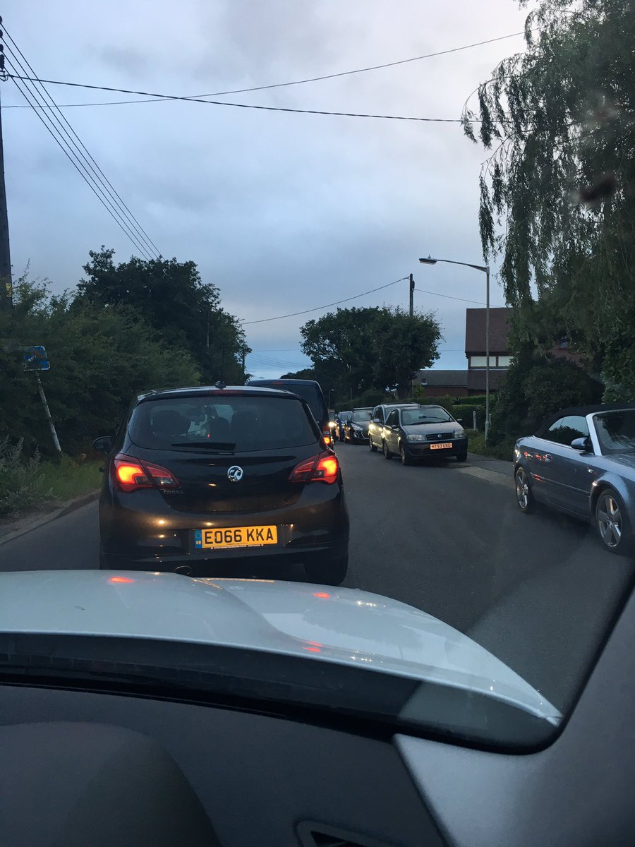 Bronzedathome's tweet photo. @glenntamplin I support the team completely but can you sort out where the fans can park? I haven't moved in 10mins! #carseverywhere 😥 https://t.co/uh2fYiS1g2
