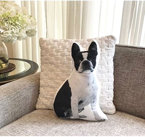 Super cute Boston Terrier Shaped Pillow ! Order yours here ➩➩        amzn.to/2rdL8DO