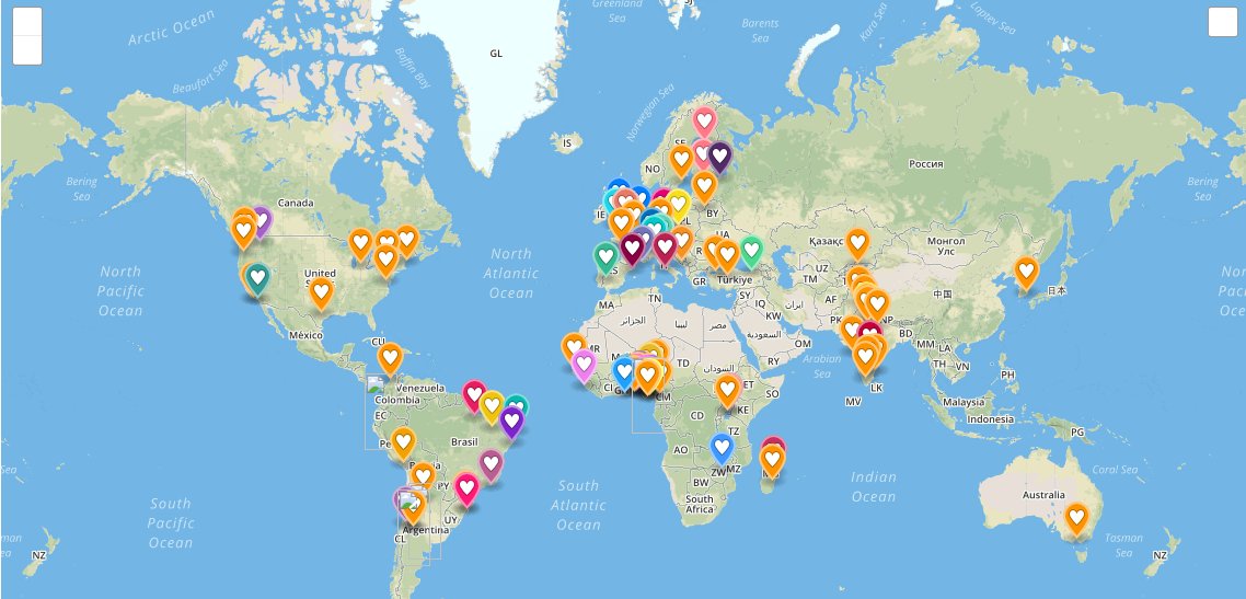 ThePSF's tweet photo. Did you know that @djangogirls has 90 upcoming events in 77 countries? https://t.co/STXMN37QUv