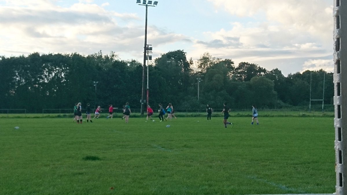 A lovely evening for our ladies first night back preseason
