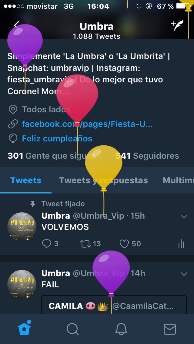 Umbraa_'s tweet photo. Hoy hace tres años de nuestra primera Umbra. Pasaron muchas cosas buenas y otras no tanto. A festejar que volvemos🎉🎉🎉🎉 https://t.co/ofAWBCoxIA