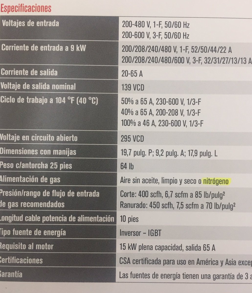 Exel_Air's tweet photo. Si utilizas corte con Plasma recuerda que puedes usar Nitrógeno en lugar de aire de compresor y evitas el traslado de equipo robusto #plasma https://t.co/DiIUvg23da