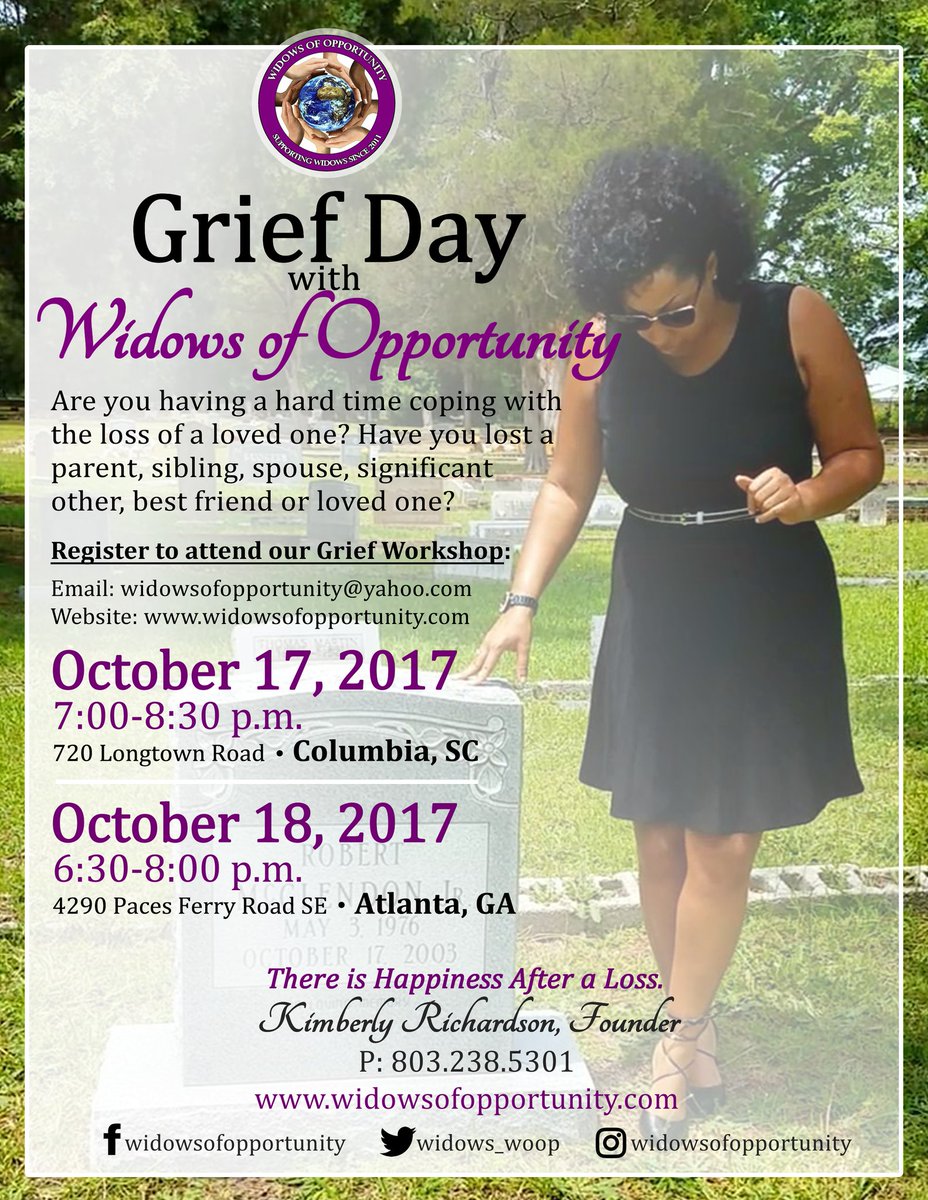 KimRich3's tweet photo. Is there anything you can do to take a proactive approach to mourning? Yes. Register at https://t.co/ihHpDCtesD under Grief Day. https://t.co/8mZnLYJRry