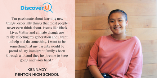 discoveruwa's tweet photo. Kennady is going to change the world. Here are some #TuesdayThoughts from this insightful student leader. https://t.co/jldS5Fszkc