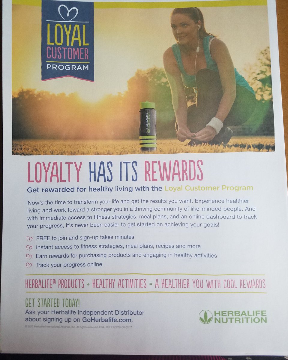 Becoming a loyal customers with Herbalife has some awesome perks!!
kerielam.goherbalife.com