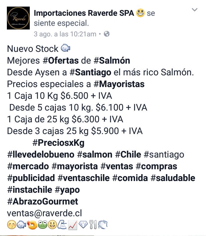 raverde_chile's tweet photo. Producción reciente, fresco congelado #Salmón Trim C #Delivery en #Santiago #Horeca #Chile #Dato #Ventas #Mayorista #Yapo #RT @guiaquehacer https://t.co/ZquwhTTk77