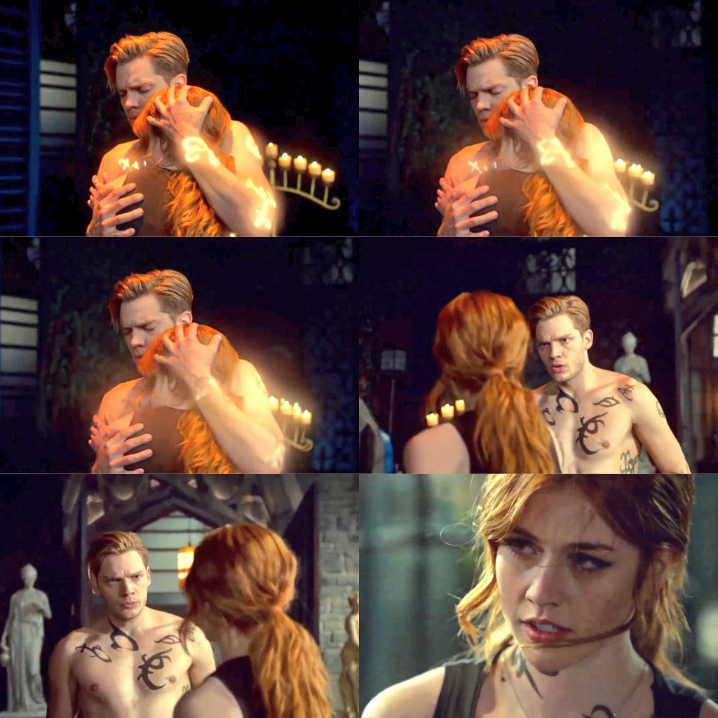 MercedesAlmirn's tweet photo. @ShadowhuntersTV @ShadowhuntersJA @ShadowSerie @NephilimUpdates @Kat_McNamara @DomSherwood1 Die in 3, 2, 1... #Clace #ClaceIsBack 😍💑😭♥️🔝✨➰👏 https://t.co/gfnGv5us5C