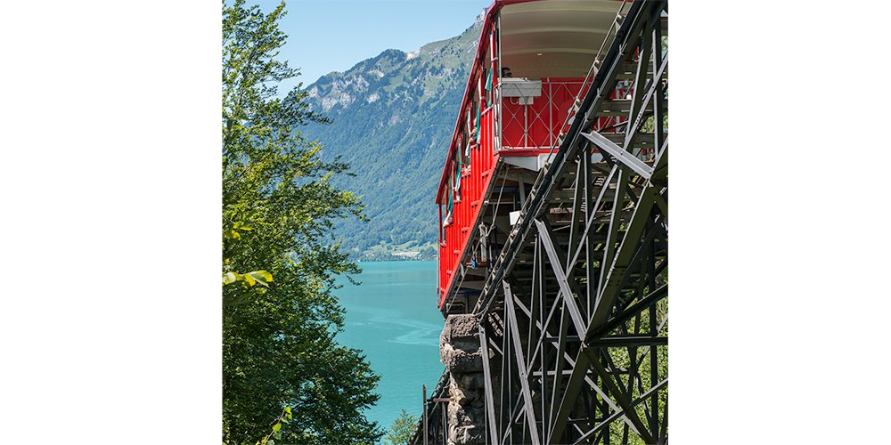 Alpine #Wengen Excursion: #Giessbach on Lake #Brienz: #Jungfrau Region: Belle Époque paddle steamer: Grand Hotel