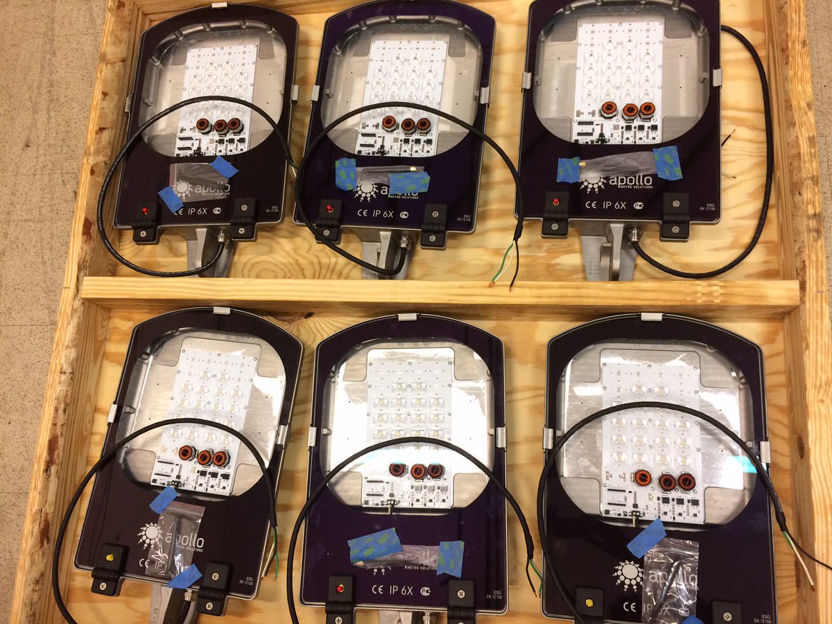 ApolloMetro's tweet image. Delivering more Intelligent Street Lights to our customers