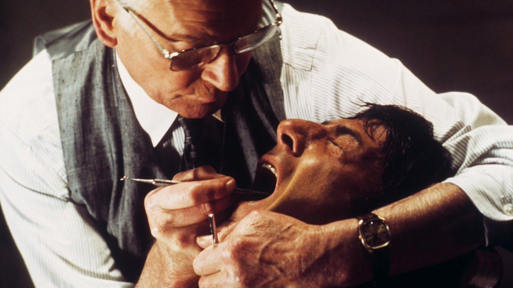 Happy 80th birthday to Dustin Hoffman. Here he is paying a visit to the dentist. 