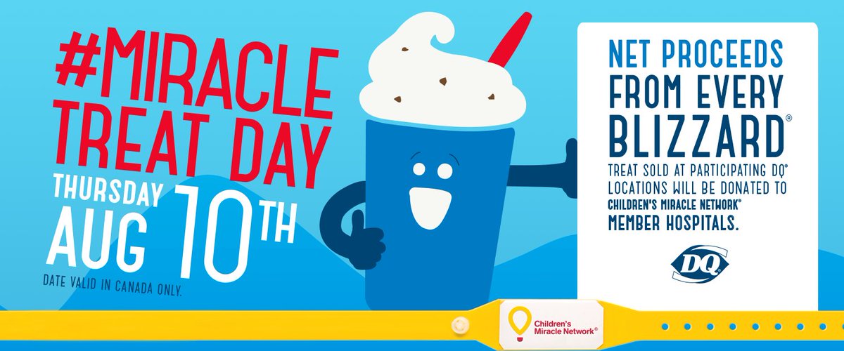 SylvanLakeFire's tweet photo. Members of the Fire Department will be spinning blizzards today to support #MiracleTreatDay at #SylvanLake  Dairy Queen. https://t.co/IAuXu843q6