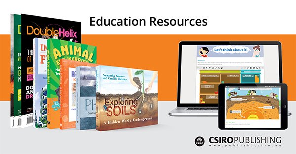 CSIROPublishing's tweet photo. A list of resources for educators &amp; teachers, including children's books, @CSIROhelix, #DoubleHelixLessons and more: https://t.co/YwcPQf6hqU https://t.co/1N3EedZPFx