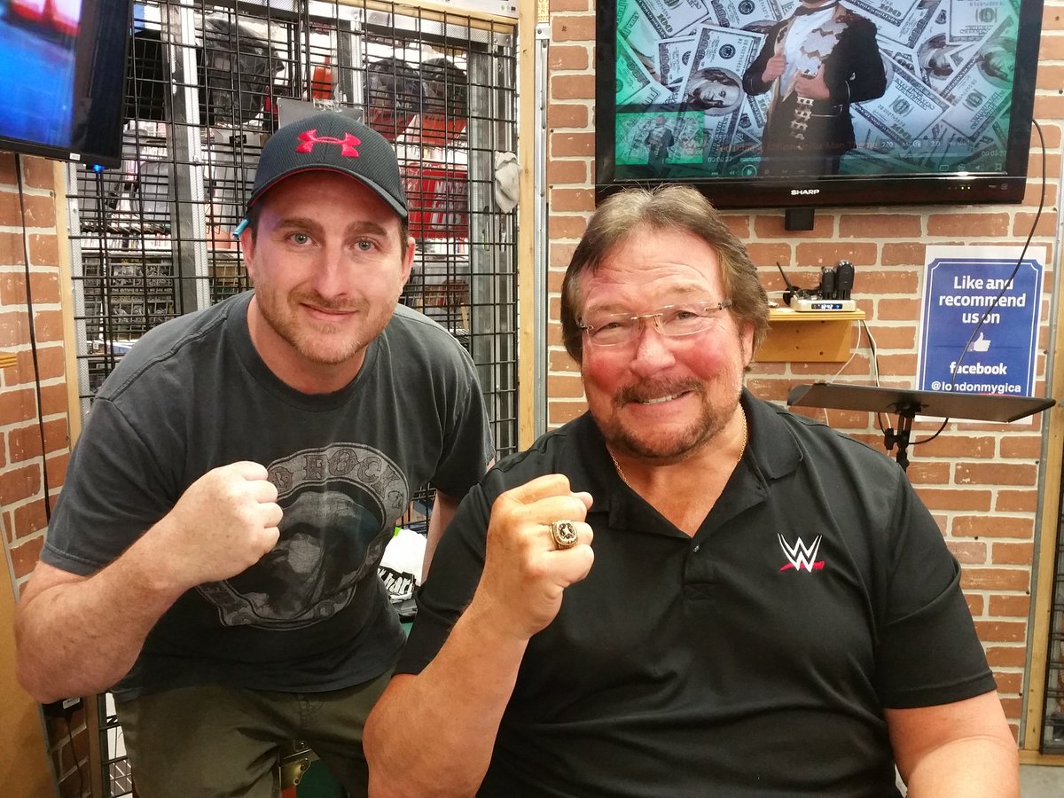 LondonMyGica's tweet photo. @MDMTedDiBiase thank you so much for coming and signing autographs at our store @LondonMyGica @gibraltarmarket https://t.co/UCdQqPXgxR