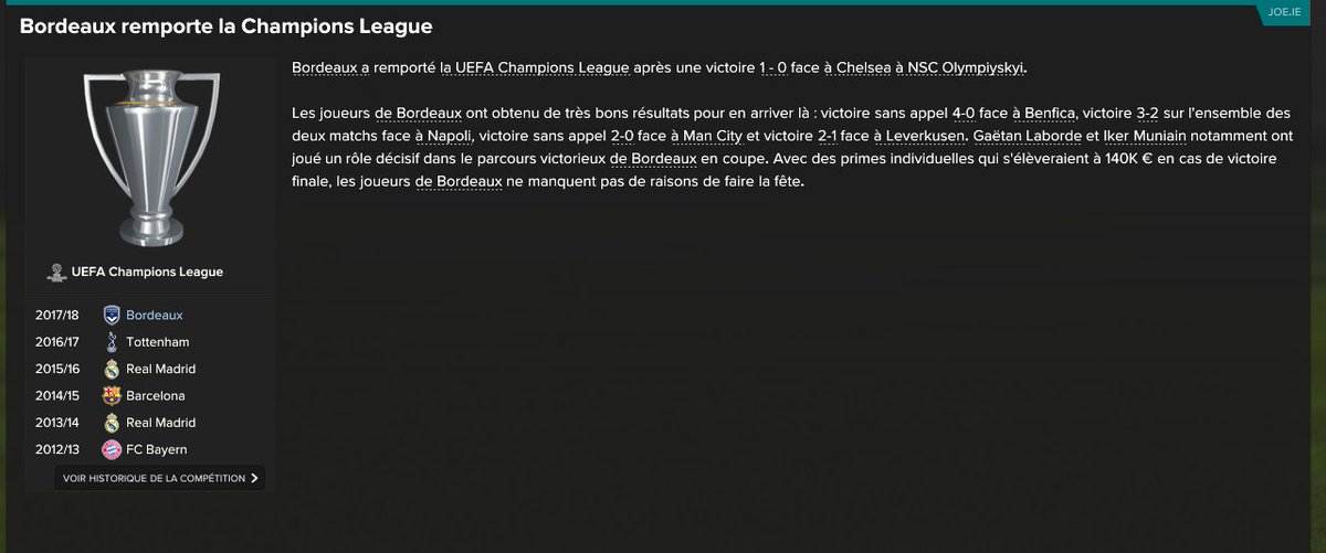 RaphaeLQuiTweet's tweet photo. OMG, mon plus gros exploit tout FM condondu #FM17 Ce jeu 😍 https://t.co/kFAOf2Yhjy