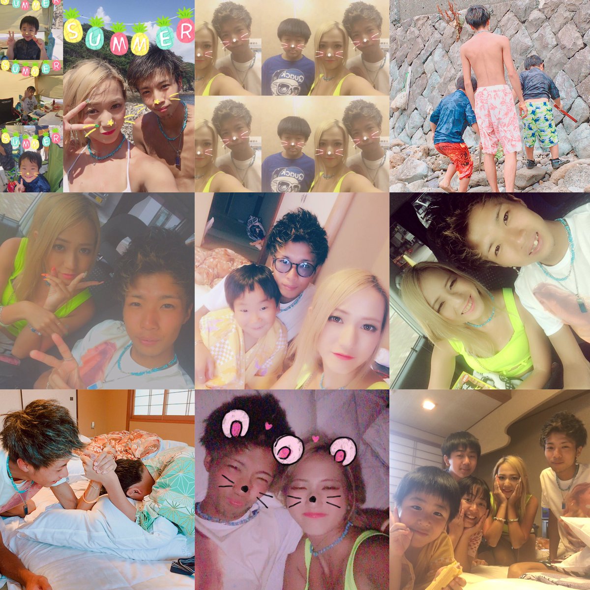 cherucouple's tweet photo. 8月6.7.8で2泊3日の家族旅行にだぁも一緒に行ってきた❤️弟達と沢山遊んでくれたりお世話してくれてだぁに惚れ直した💏
弟達も楽しそうだったし私も見てて嬉しかった❤️2人で弟達をお世話してて子供できたらこんな感じなのかなって思ったり😂本当に今回一緒に行けてよかった💓ありがとう💓 https://t.co/BwHFr8arO6