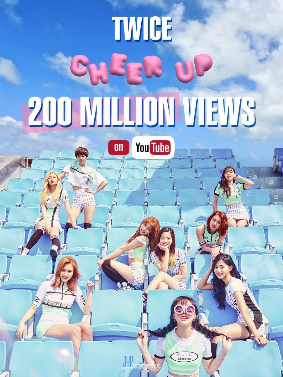 Kaho_twice0925's tweet photo. すごい！！😭👏🎉
おめでとう！！🔥💯

#CheerUp200M
#CheerUp   #TWICE https://t.co/txMfbRBNIr
