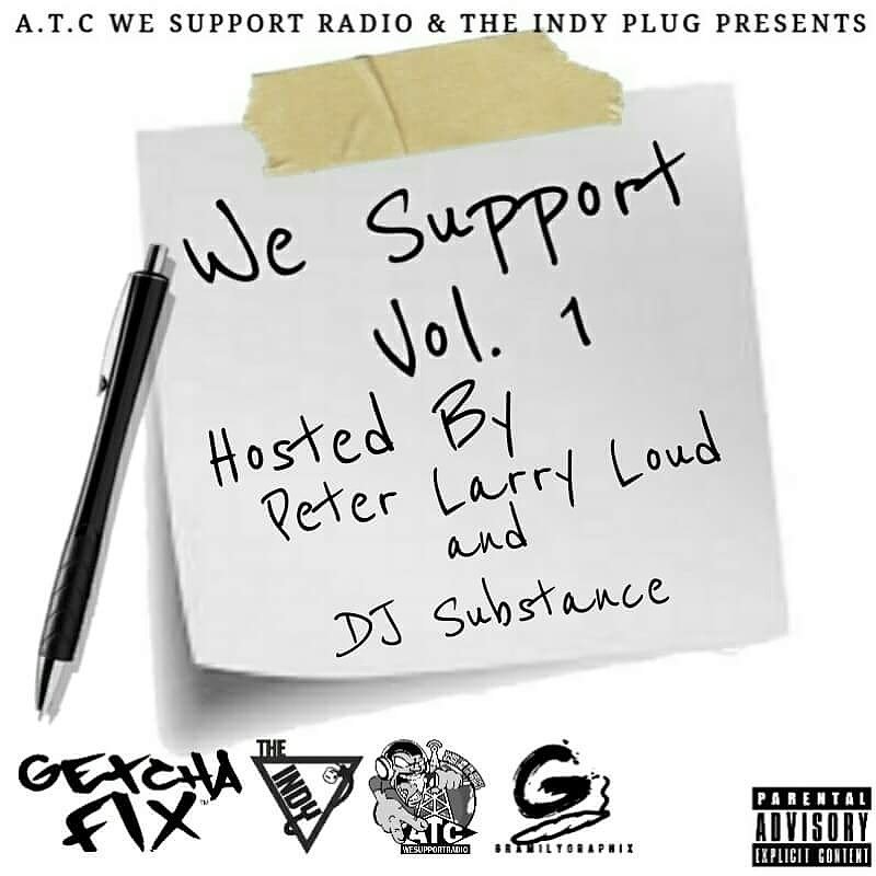 blkboy54's tweet photo. Official Cover for #WeSupportVol.1 . @ATC_WSR @peterlarryloud @djsubstance and @theindyplug #atcwesupportradio #getchafix #indyplug https://t.co/PRDUflfL8P