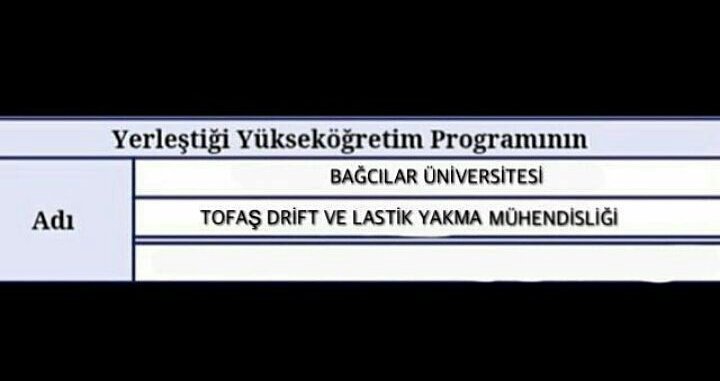 #LYSTercihleriAcıklansın

Bölümüm belli oldu beyler alır bi ho