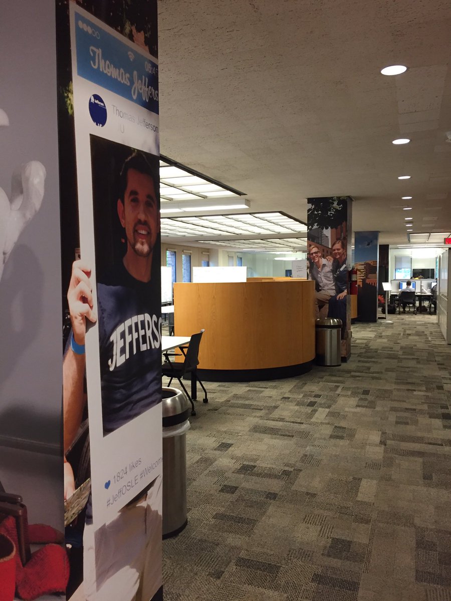 ajfrisby's tweet photo. The new photo wraps in Scott Library look great! https://t.co/RNqBkUElYZ