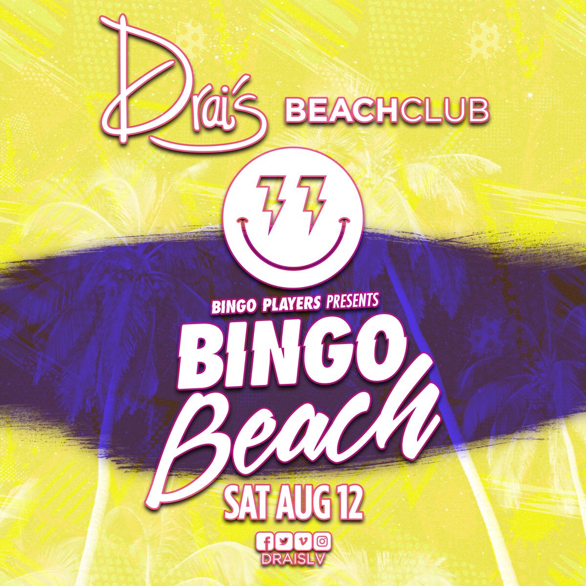 drais_manion's tweet photo. This Saturday @Bingoplayers at #Drais Beachclub! π
Text for FREE #Guestlist!
#BingoPlayers #BingoBeach #EBC #Rehab #Daylight #WetRepublic https://t.co/ehMszRVpA2