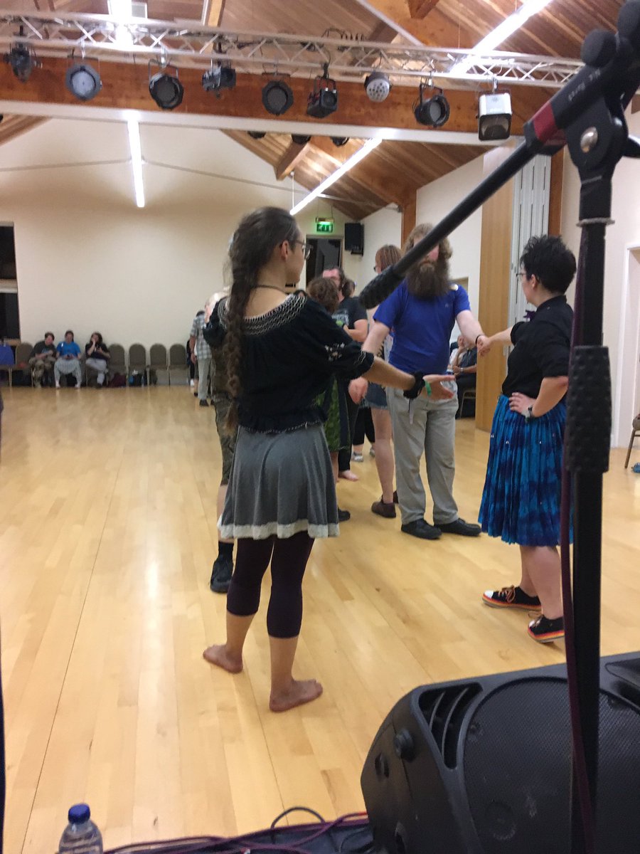 View from the stage at #genderfree night <a href="/sidmouthfolk/">The Sidmouth Folk Festival</a> - having a blast! There'll be more of the same at IVFDF next year too :)