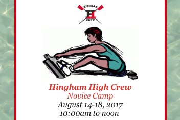 Registration NOW for any HHS students grades 9-12 interested in trying rowing. More details and sign-up online at hinghamhighcrew.com/news_article/s…