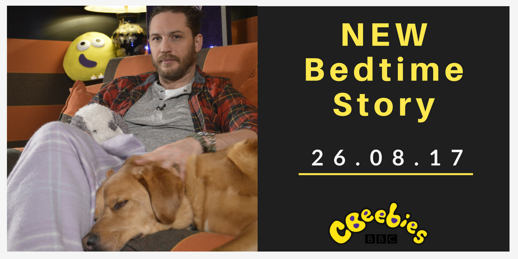 CBeebiesHQ's tweet photo. Tom Hardy and Woody join us for one last story…

#BedtimeStory

🐶 🌃 📚 https://t.co/VHe7vDbbIX