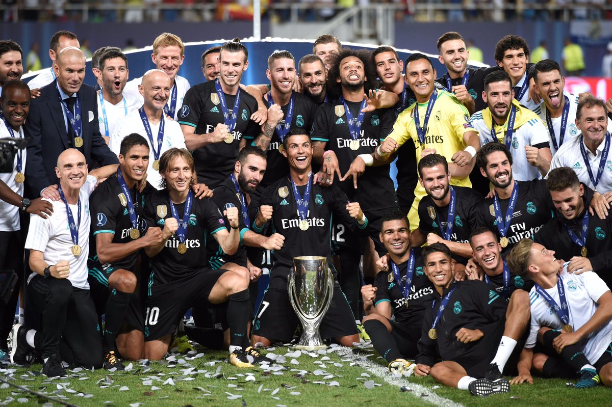 Il Real Madrid vince la Supercoppa Europea 2017: 2-1 al Manchester United