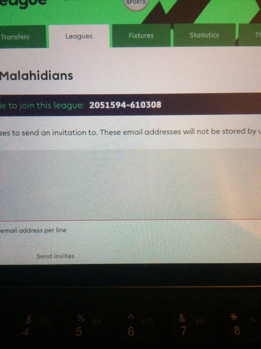 Fantasy Football code if anyone's looking⚽️👀