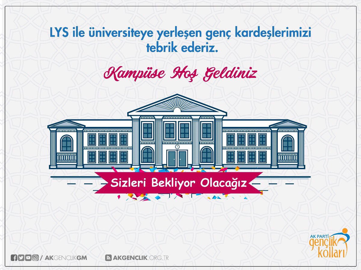 tahaayhan's tweet photo. Üniversiteyi kazanan kardeşlerimizi tebrik ediyoruz. #ÜniversitelerŞehriİstanbul'umuzda sizleri bekliyor olacağız.
#KampüseHoşgeldin https://t.co/dEm9cqlaas