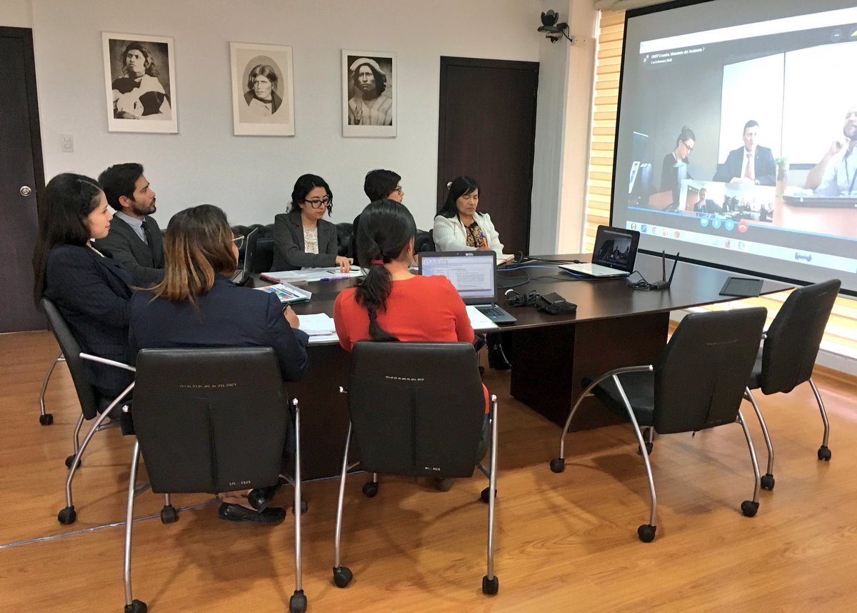 AgriculturaEc's tweet photo. Ministra @VanessaCorderoA se reúne con el @PNUDEcuador y @Ambiente_Ec sobre el Programa Integral Amazónico https://t.co/DbAvwdDAOZ