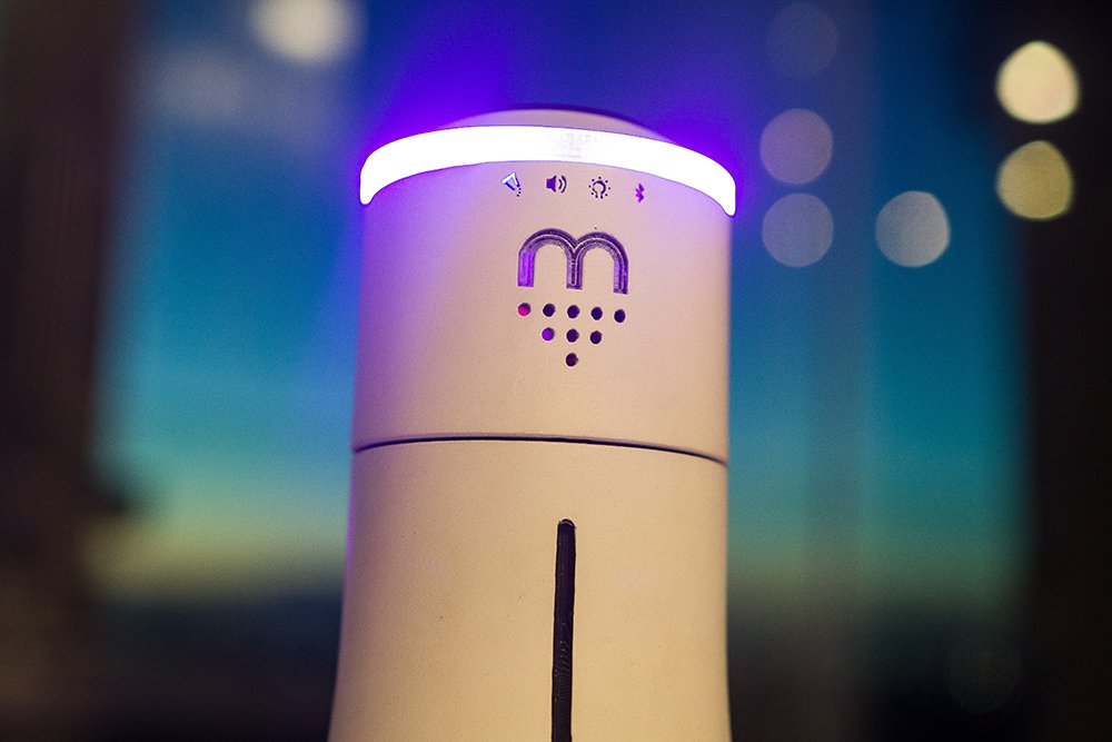 Ready to set the mood tn? SMALT sets the mood for the perfect dining ambiance w/ mood lighting &amp; Bluetooth speaker: igg.me/at/mysmalt