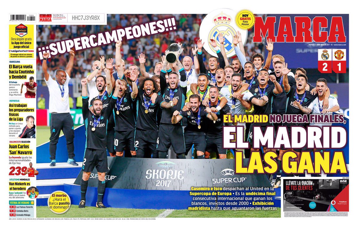 JIGallardo's tweet photo. poRTada de Marca https://t.co/PxFAEIKM1q