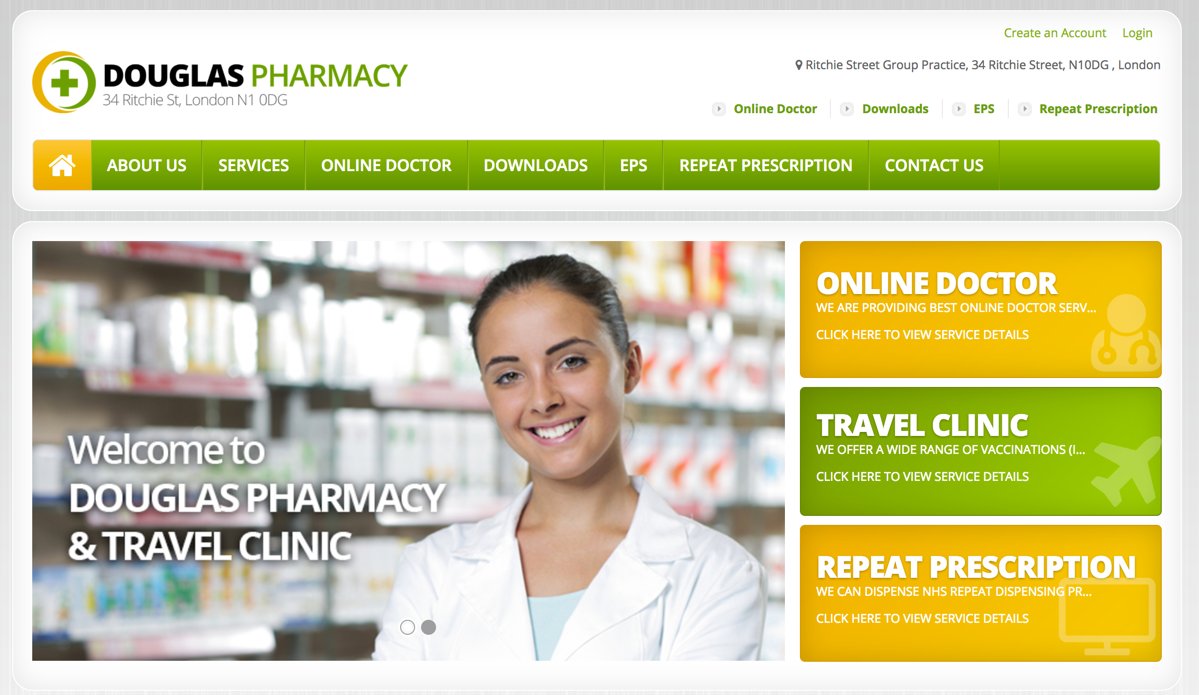 techdevelopers1's tweet image. We have successfully created a modern responsive website for douglaspharmacy.com    if you want a similar website please contact us