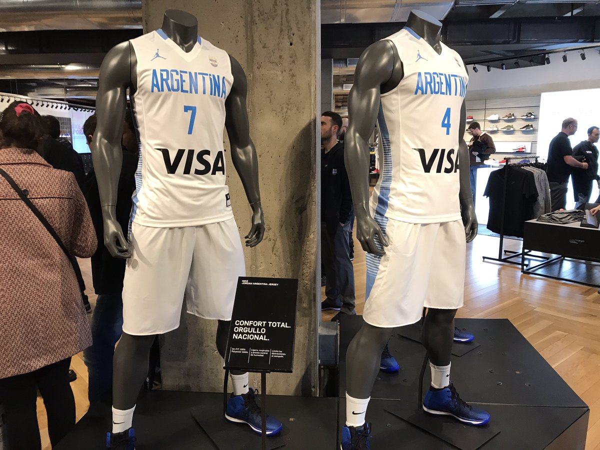 pierna bolígrafo Hay una necesidad de Basquet Argentina on Twitter: "Oficialmente aquí esta: La camiseta Jordan  que utilizara la Selección Argentina de Basquet. https://t.co/u7Zvu7uirz" /  Twitter