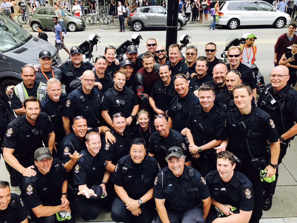 Thank you #VPD. And the great people of Vancouver for putting up with road closures and traffic delays as we film Spider-Man downtown.