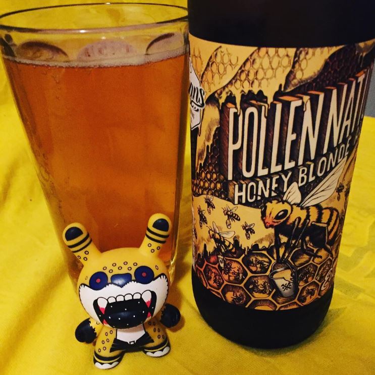 evansbrewco's tweet photo. The perfect balance of honey! Light body with a crisp taste of this honey blonde ale.  Hits that spot on a Summer night! #evansbrewing https://t.co/lfSYNZNtPx